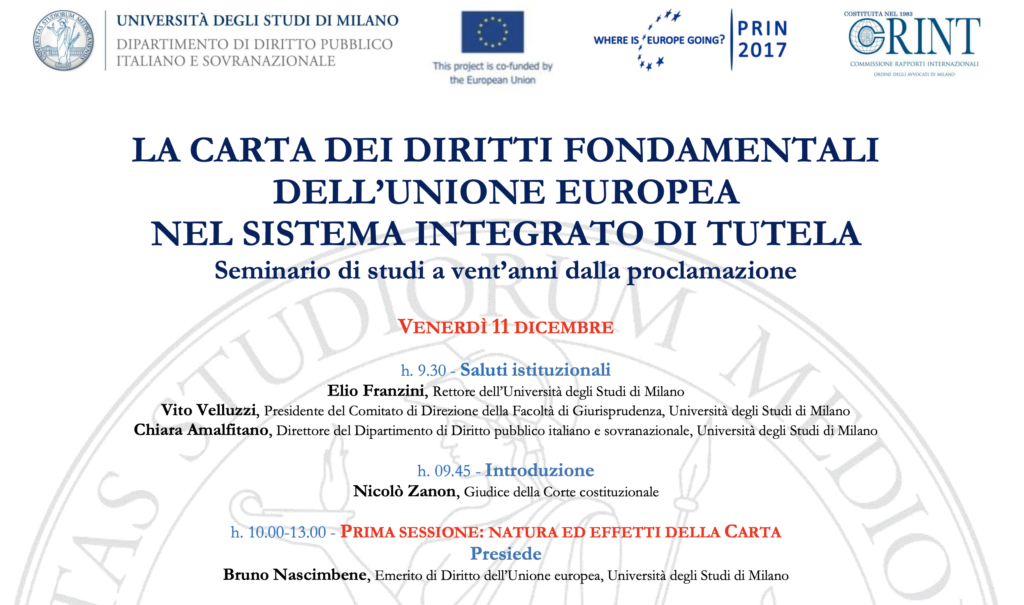 Carta dei diritti fondamentali Ue incontro